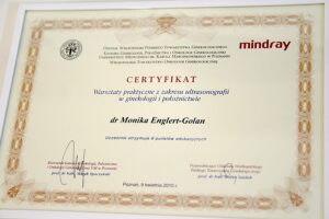Certyfikaty i wyróżnienia dla pracowników Centrum Medycznego Eng-Med